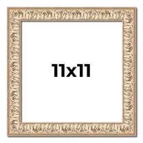 11x11 Frame White Real Wood Picture Frame Width 1.5 inches | Interior Frame Depth 0.5 inches |