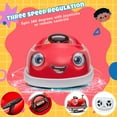 thumbnail image 3 of 12V Electric Ride on Kids Bumper Car w/Remote Control,360 Degree Spin,Push Rod Rocker Horse Function,3-Speeds Babies & Toddlers Bumping Car Ride on Toy Gift for 1-4 Years Children- Red, 3 of 8