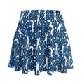 thumbnail image 5 of FUIALDOLG Blue Golf Skirt for Women High Waisted Golf Skort with Pocket Blue Athletic Skirts with Shorts Summer Sport Shorts Pickleball Workout Running Clothing Soft Tennis Skirts,M, 5 of 8