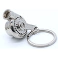 thumbnail image 3 of LAICAIW Turbo Keychain Metal Spinning Turbocharger Automotive Mini Car Part Keychain Key Ring, Silver Chrome Turbo, Small, 3 of 4