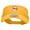 Yellow, variant on No War Embroidered Brushed Sports Visor - White OSFM