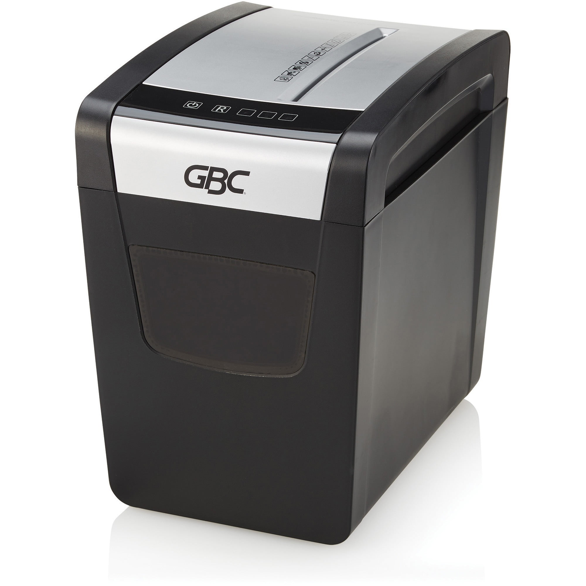 GBC ShredMaster PSX1206 CrossCut Paper Shredder, Black, Chrome