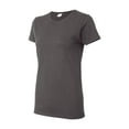 thumbnail image 3 of Gildan - Heavy Cotton Womenâ€™s T-Shirt - 5000L - Charcoal - Size: M, 3 of 4