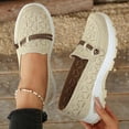 thumbnail image 5 of Willtoo Women's Woven Sneakers Orthopedic Breathable Soft Arch Support Foam Shoes Low Top Walking Anti Skid Slip On Sports Shoes, 5 of 5