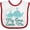 White and Red, variant on Inktastic My Oma Loves Me Fish Boys or Girls Baby Bib