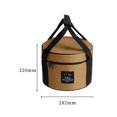 thumbnail image 4 of Bolsa De Almacenamiento De Vajilla Para Acampar Bolsa de almacenamiento para vajilla de camping de 9/14 l, bolsa de picnic para exteriores de tela Oxford (caqui L) Hugtrwg  Para Estrenar, 4 of 9