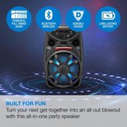 iLive Bluetooth Tailgate Speaker, ISB380B, Black