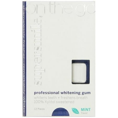 Supersmile Whitening Gum 12 Count