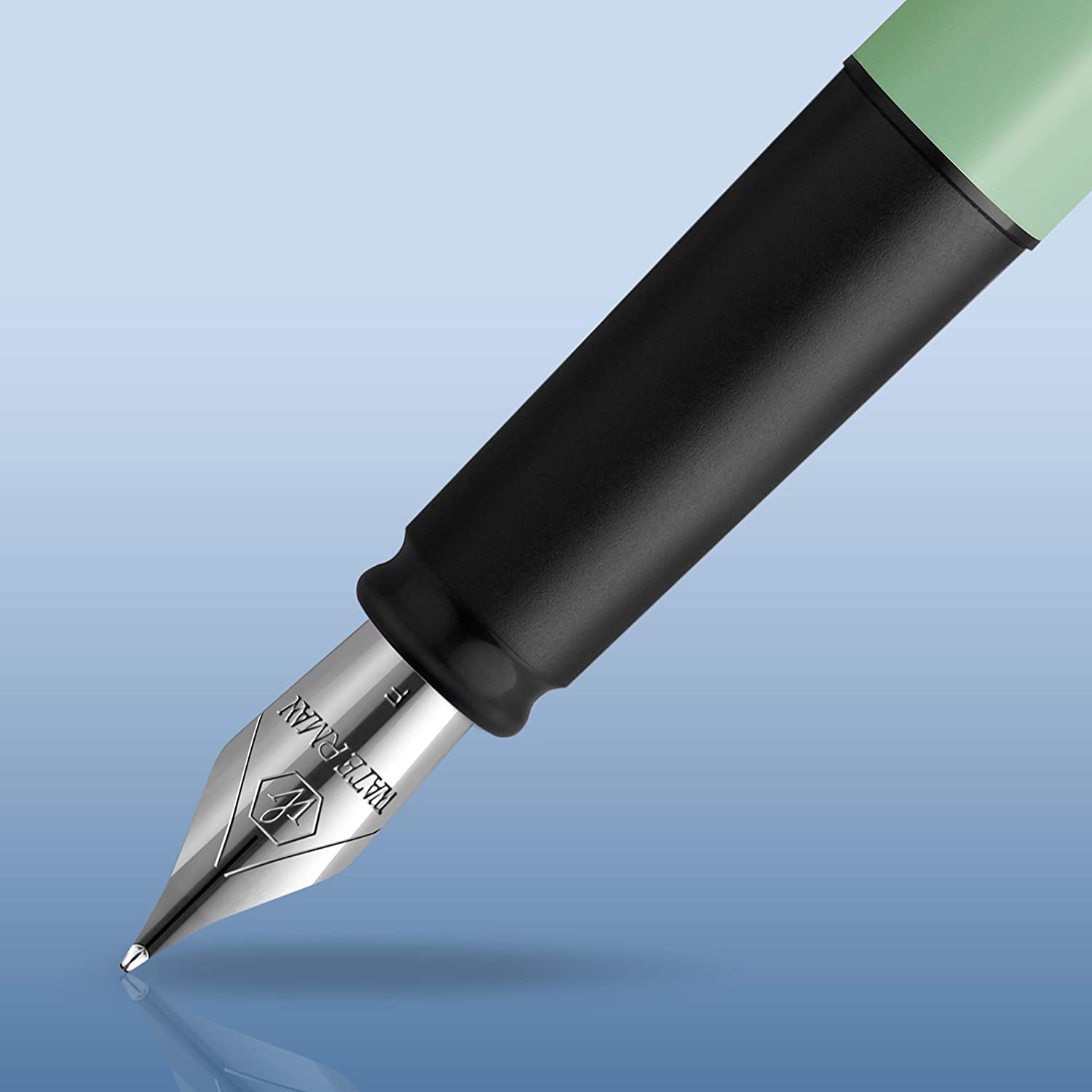 Waterman Allure Pastel Green Lacquer & Chrome Fountain Pen - Fine