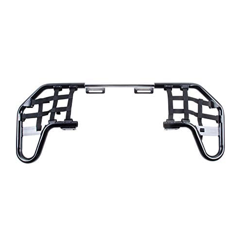 TUSK Comp Series Nerf Bars Black with Black Webbing for Yamaha Raptor 700R 2013-2022