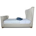 thumbnail image 4 of Manhattan Comfort Lola Fabric Upholstered Full Size Bed Frame in Ivory, 4 of 8