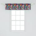 thumbnail image 2 of Ambesonne Cat Window Valance, Geometric African, 42" x 12", Multicolor, 2 of 3