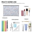 thumbnail image 5 of Vsdgher Blue Butterfly DuPont paper portable toiletry bag for Women&Men Camping Outdoor Tent Home Office,Hanging Hook, Water-resistant Makeup Cosmetic Bag, 5 of 8