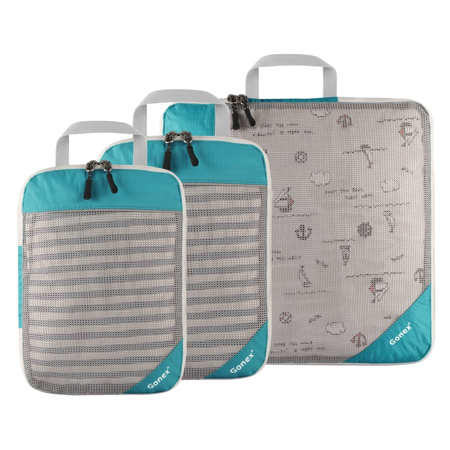 gonex packing cubes compression