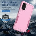 thumbnail image 2 of Xhy Samsung Galaxy A15 5G Case with Screen Protector Military Grade Double Layer Drop Resistant Durable for Galaxy A15 5G Phone - Pink, 2 of 9