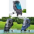 thumbnail image 2 of MELIVO Waterproof Winter Thicken Rain Cover Wind Dust Shield Full for Baby Stroller Accessories Pushchairs, 2 of 4