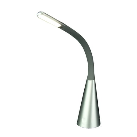 Tensor Silver Finish Flexible Led Gooseneck Desk Lamp Walmart Canada