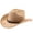 Z34-Brown, variant on LILIYA Mens Classic Western Cowboy Hat Wide Brim UV Sun Protection Suede Headwear Lightweight Comfortable Hat for Outdoor Riding Camping and Daily Casual Wear