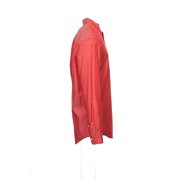 Mens Red Heather Button Down Shirt