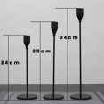 thumbnail image 1 of 3 Piece Metallic Set European Simple Candle Holder Decoration Wedding Bar Living Room Party Home Decor, 1 of 1