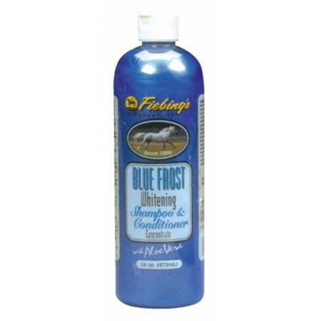 Blue Frost Whitening Horse Shampoo, 16 oz., Fiebing, BLFR00P016Z