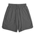 thumbnail image 4 of Caqnni Men's Hiking Casual Shorts Outdoor Casual Trousers Drawstring Shorts with Multi Pockets Running Workout Athletic M-XXL Summer Beach Jogging Leisure (Grey,XL), 4 of 4