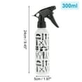 thumbnail image 4 of Unique Bargains 1 Pc Refillable Spray Bottles Tools Pattern Hair Spray Bottles for Hair 300ml White, 4 of 6