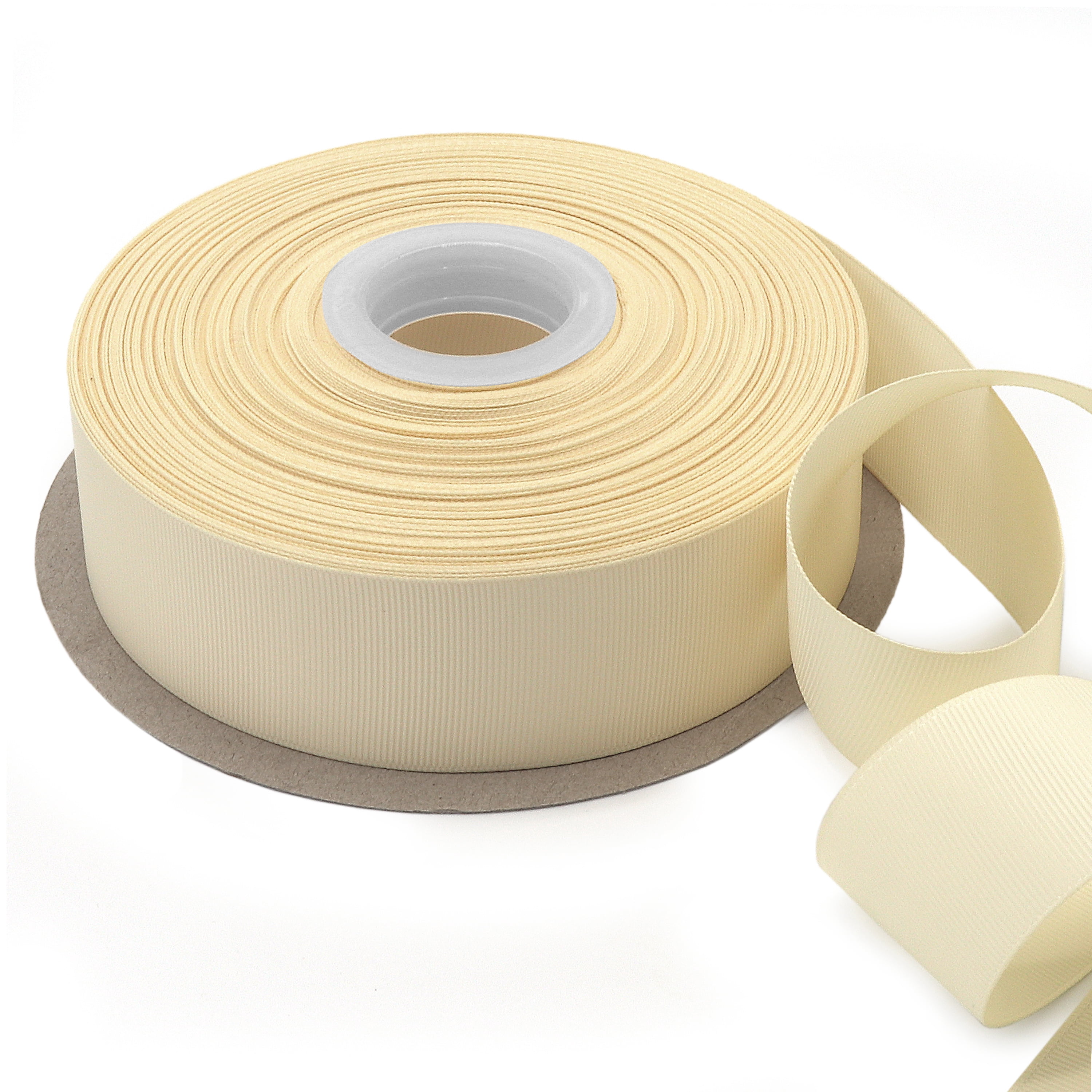 Ivory Grosgrain Ribbon, 1.5" x 50 Yards by Gwen Studios