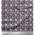 thumbnail image 1 of Soimoi Rayon Fabric Anemone,Rose & Feather Fabric Prints By Yard 56 Inch Wide, 1 of 1