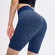 thumbnail image 1 of Pantalones cortos de yoga para mujer Levantamiento de glúteos fruncido Cintura alta Push up, 1 of 8