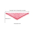 thumbnail image 3 of INSPIRE CHIC Sparkling Rhinestone Lace Mantilla Veil Elegant Triangle Head Scarf for Church & Wedding 51.2"x15.7" Red, 3 of 5