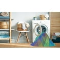 thumbnail image 2 of Ahgly Company Machine Washable Indoor Rectangle Transitional Slate Blue Grey Blue Area Rugs, 2' x 5', 2 of 7