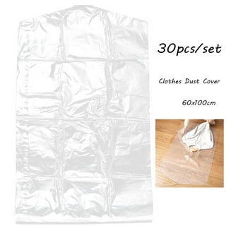 Dry Cleaning Bags - Garment Bags - Clear Plastic Clothes Bags on a Roll -  Wedding Dress Bags