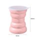 thumbnail image 2 of Botella de agua de silicona plegable Copa para beber al aire libre telescópica (rosa) JShteea Libre de BPA, 2 of 7