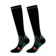 thumbnail image 5 of Dengjunhu 1 Pair Training Socks High Elasticity Comfortable Bouncy Wear Resistant Good Breathability Foot Protector Unisex Running Compression Socks Stockings for Sport, 5 of 7