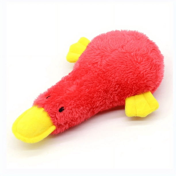 Pet Duck Dog Toy Plush Molar Toy Dog Chew Squeaky Toy Teeth Cleaning Toy For Training Pet Supplies