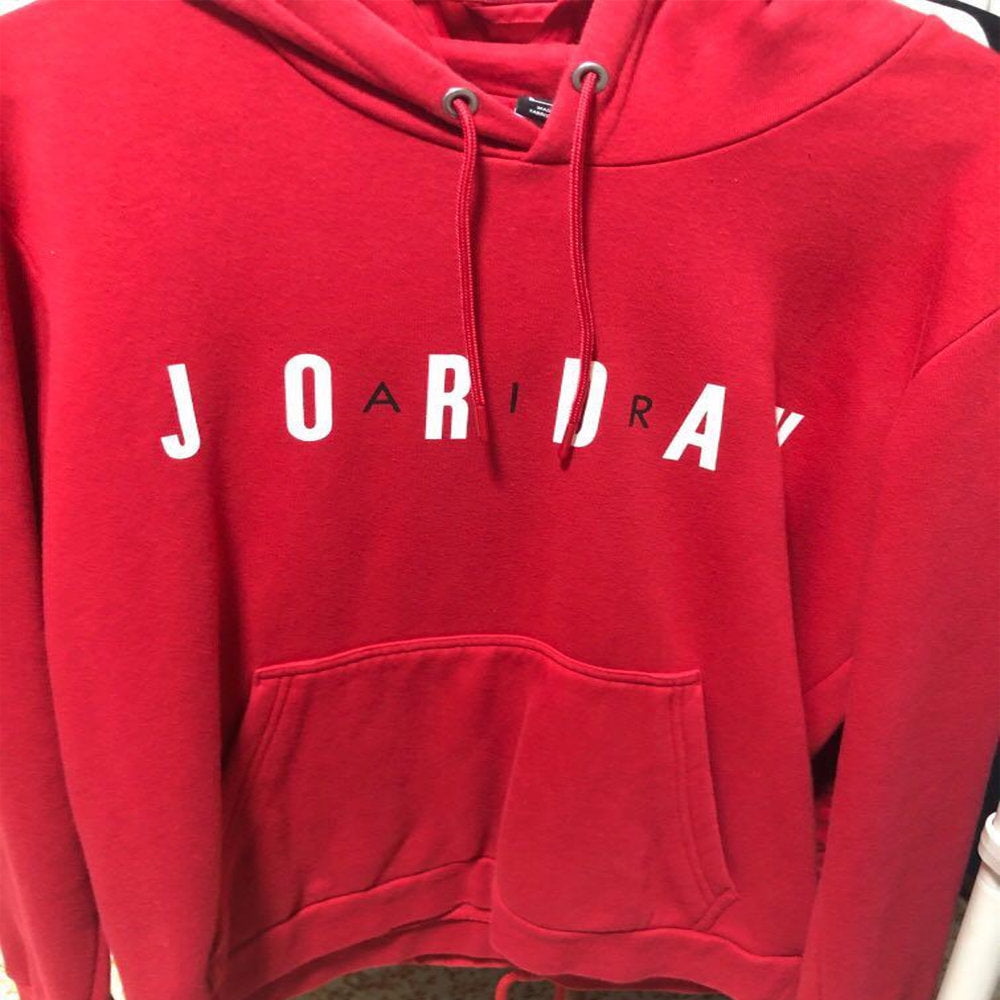 red jordan hoodie