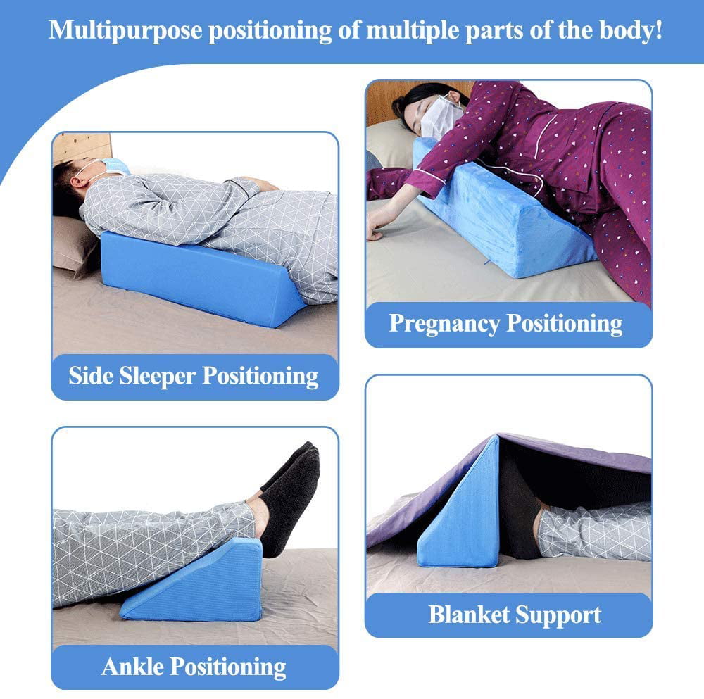 Multi F Fityle Back Positioning Elevation Pillow Pregnancy Bedroom Leg Support Bolster for Adults 