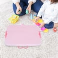 thumbnail image 4 of UPGRATOR Plastic Storage Container Sandbox With Lid For Outdoor Activities 1Set, 4 of 8