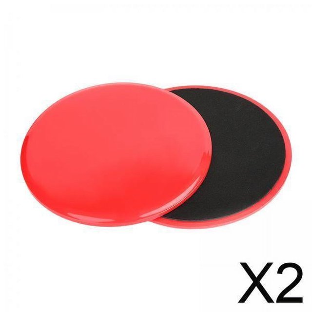 2x2x Core Sliders Compact Para Entrenar La Fuerza Del Abdomen Y Mejorar El Equilibrio, Color Rojo