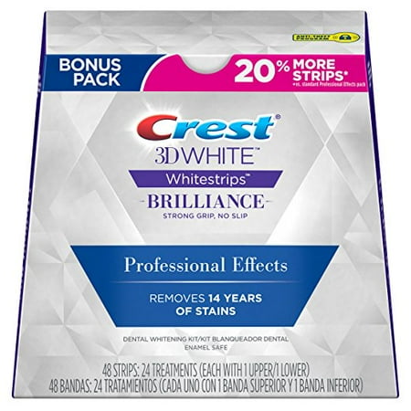 Crest 3D White Luxe Whitestrips Professional Effects, 24 count