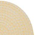thumbnail image 2 of Colonial Mills 15' x 20' Yellow and White All Purpose Handcrafted Reversible Oval Area Throw Rug, 2 of 2