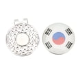 thumbnail image 4 of Hat Clip, Iron Multicolor  Ball Marker Hat Clip National Flag Pattern  Marker Clip For Adults Gift, 4 of 8