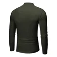 thumbnail image 2 of Camiseta De Cuello Alto Manga Larga Cómoda Hombre Playera, 2 of 4