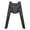 Black, variant on Zeiwohndc V Shaped Charging Grip Handle with LED Light White/Black