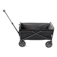 thumbnail image 3 of Seina 150lb Capacity Collapsible Steel Utility Wagon Cart, Black/Grey, 3 of 6