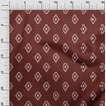 thumbnail image 3 of oneOone Cotton Poplin Twill Maroon Fabric Geometric With Stripes Sewing Craft Projects Fabric Prints By Yard 56 Inch Wide, 3 of 4