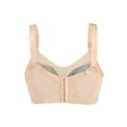 thumbnail image 2 of INSPIRE CHIC Women's Lace Front Full Coverage Push up Underwire Cami Bra Beige 42 Fit 40C/D, 2 of 5