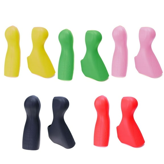 1Pair Bike Bicycle Brake Lever Hoods For Ultegra 105 St-6700 10 Speed Gear Shift Lever Cover Colorful Silicone Cycling Accessory Blue Fangkenuo