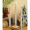 thumbnail image 3 of Yhmxh Home Essentials Home Appliances Flameless Candles 2-Pack Blinking Realistic LED Battery Powered Decorative Candles For Wedding Party Home Decor Candle Lamp, 3 of 5